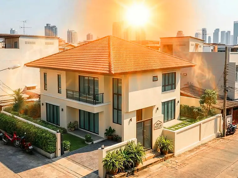 มัดรวม สาเหตุบ้านร้อน วิธีทำให้บ้านเย็น+แก้ปัญหาบ้านร้อน ประหยัดค่าไฟ