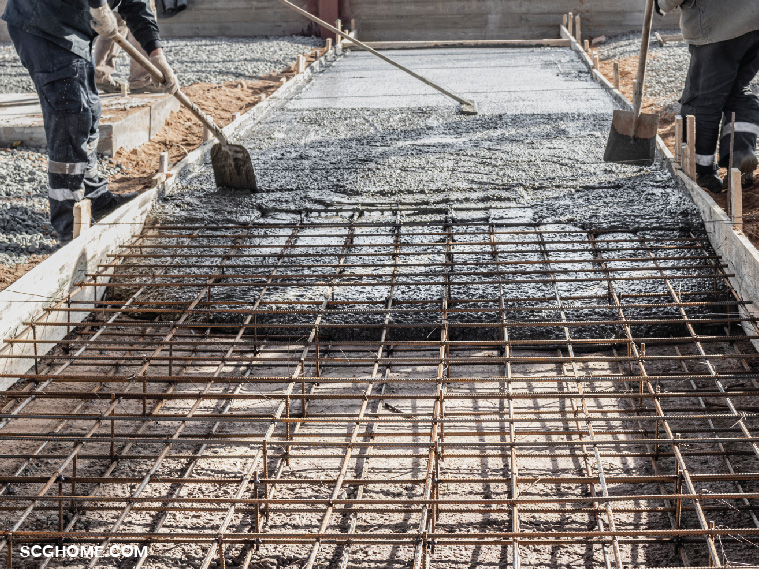 พื้นหล่อในที่ต้องมีการผูกเหล็ก-ตีไม้แบบ