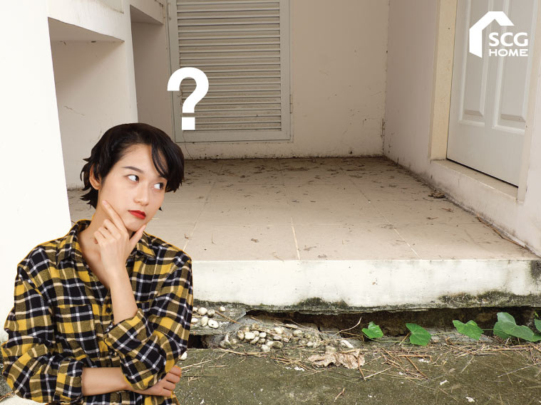 พื้นรอบบ้านทรุด แตกร้าว เห็นโพรงใต้บ้าน...บ้านจะทรุดจนพังไหม ?