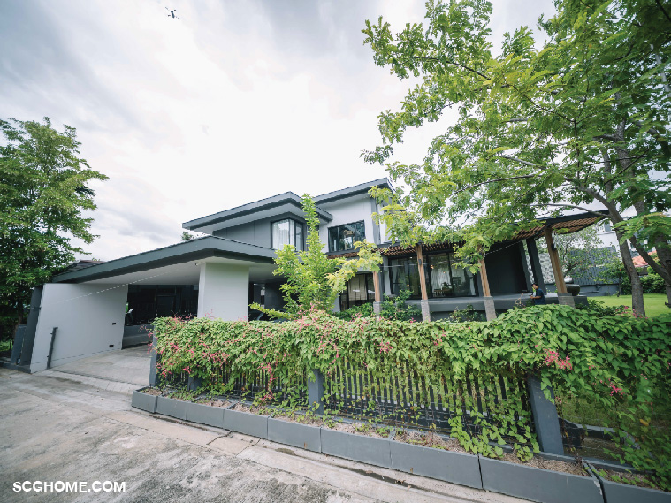 ดีไซน์หลังคาที่มีความลาดเอียงน้อย