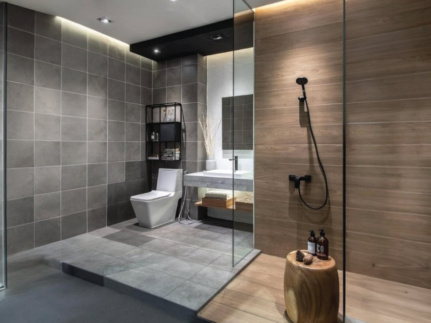 Dark Mood Bathroom: เท่ ละมุน ฟีลสปา