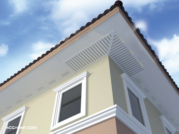 ฝ้าชายคาแบบผสมผสาน