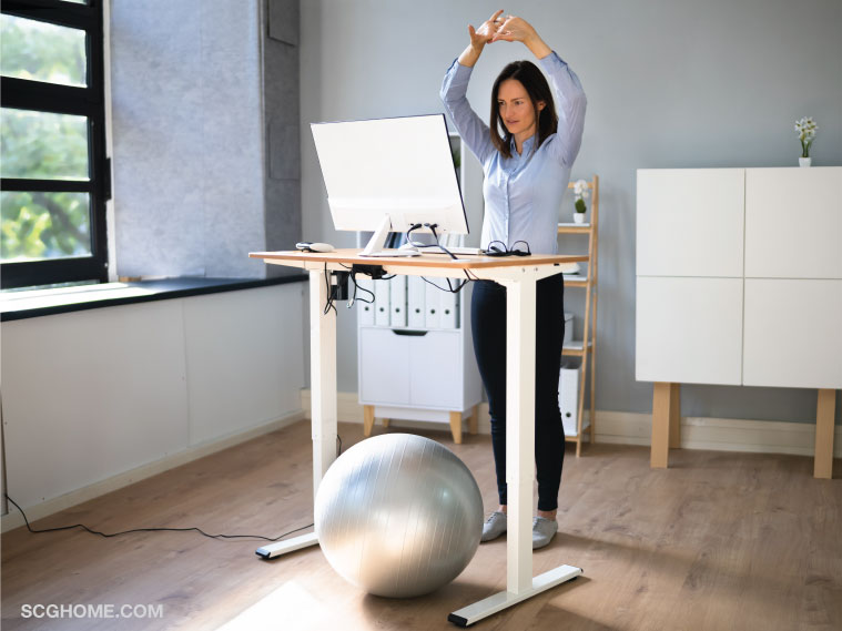 โต๊ะยืนทำงาน โต๊ะปรับระดับ โต๊ะปรับระดับได้ โต๊ะปรับระดับไฟฟ้า ยืนทำงาน standing desk bewell โต๊ะปรับระดับbewell