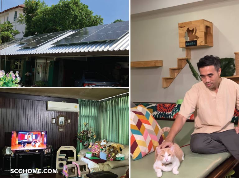 หลังคาโซล่าเซลล์ SCG solar roof หลังคาโซลาร์เซลล์ SCG