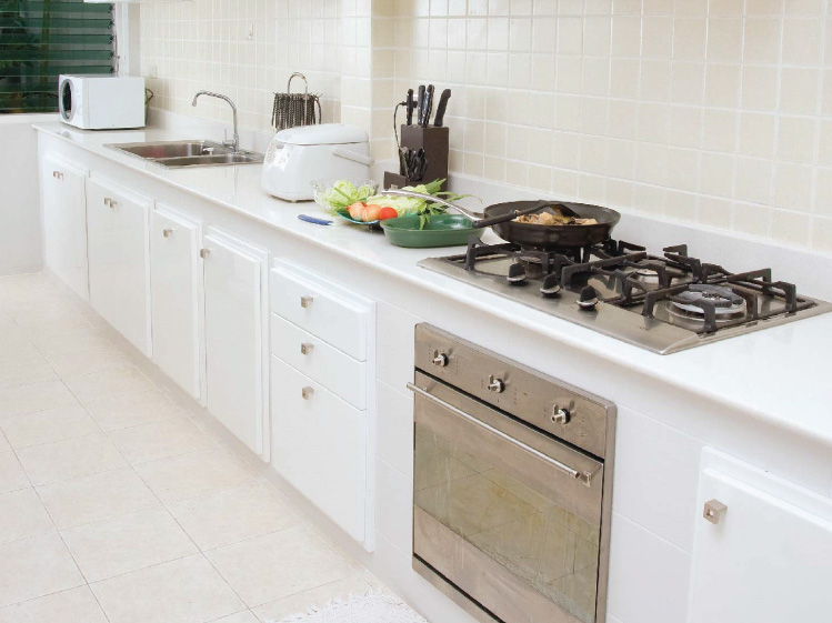 เคาน์เตอร์ครัวปูน เลือกแบบก่ออิฐหรือใช้แผ่นคอนกรีตมวลเบาสำเร็จรูปดี