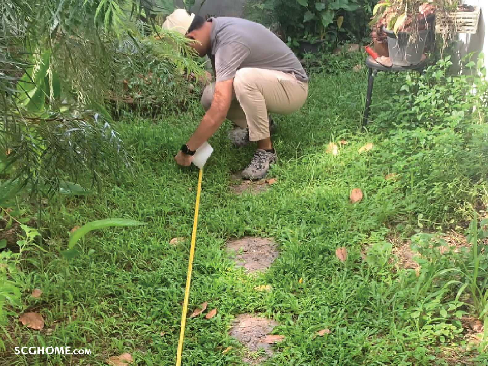 วัดพื้นที่ทางเดิน