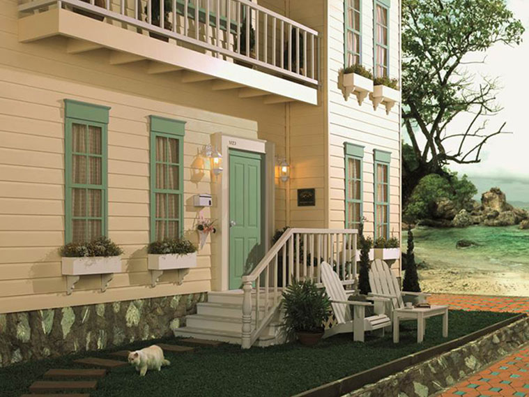 เพิ่มเสน่ห์อันอ่อนหวานให้ผนังบ้านในสไตล์โคโลเนียล