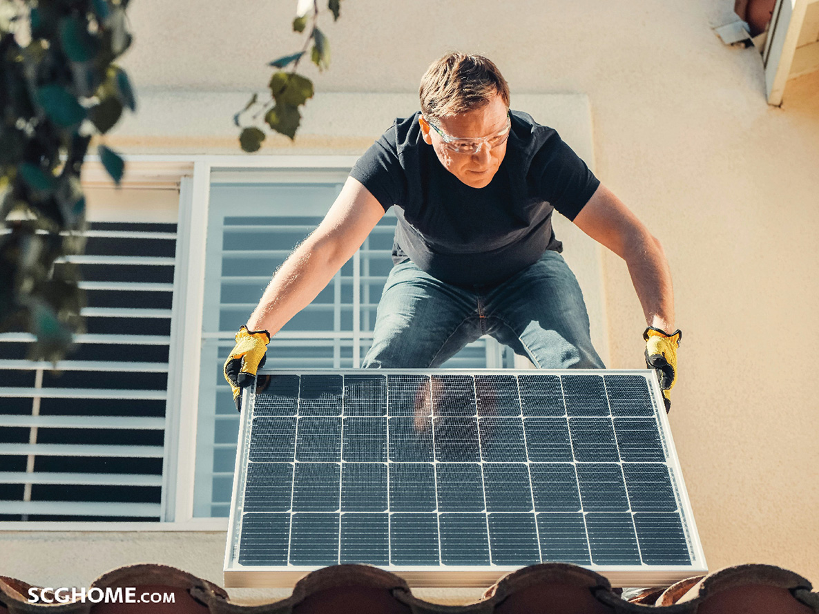 การติดตั้งแผงโซลาร์เซลล์