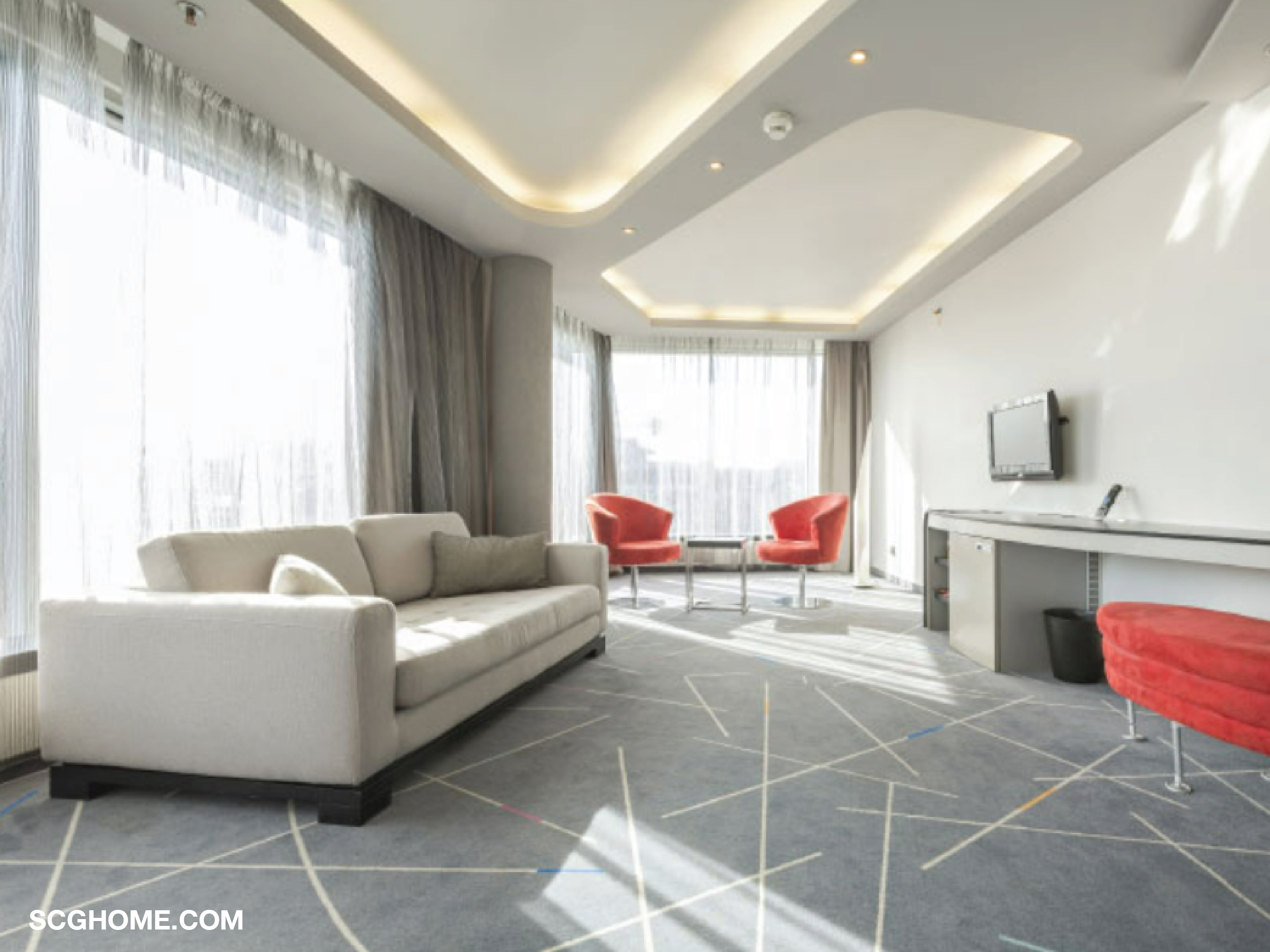 ใช้พรมดูดซับเสียง