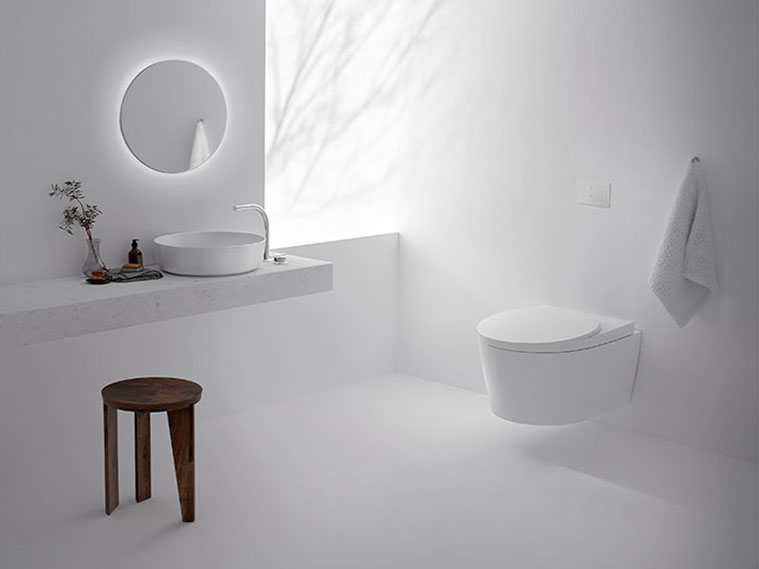 ห้องน้ำเรียบง่าย สะท้อนความงามในแบบมินิมอล