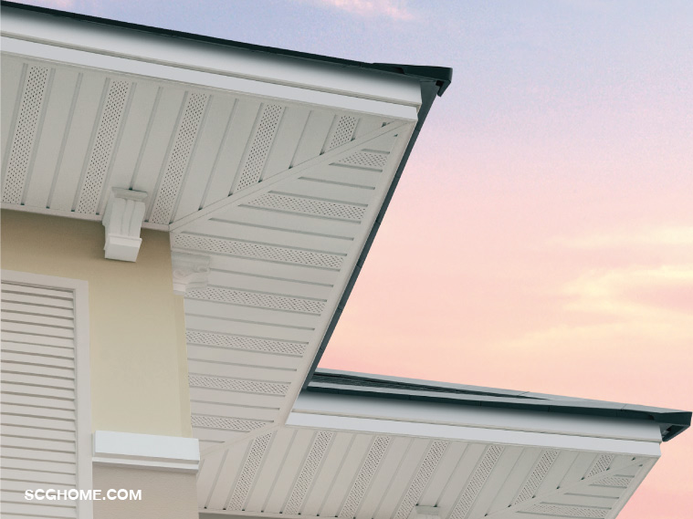 ฝ้าไวนิลพร้อมรูระบายอากาศ