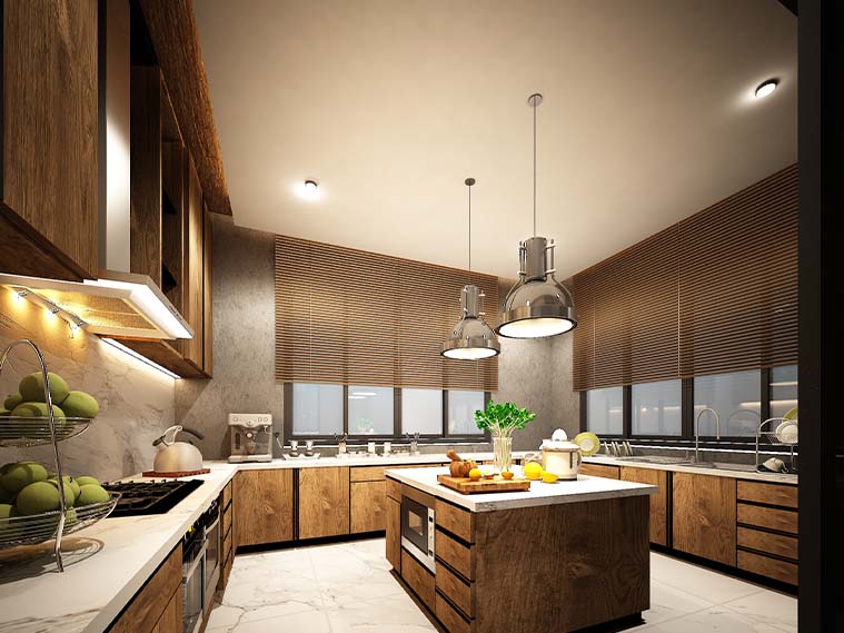 งานออกแบบห้องครัวและห้องทานอาหาร