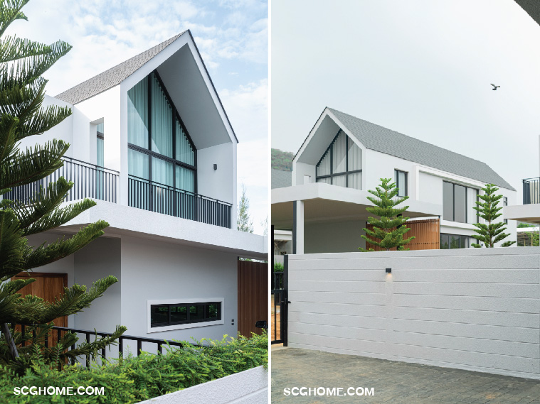 การเลือกใช้วัสดุและสีที่เข้ากับบริบทโดยรอบ