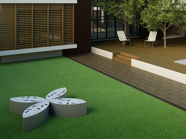 แต่งสวนสไตล์ร่วมสมัยผสานกลิ่นอายธรรมชาติ