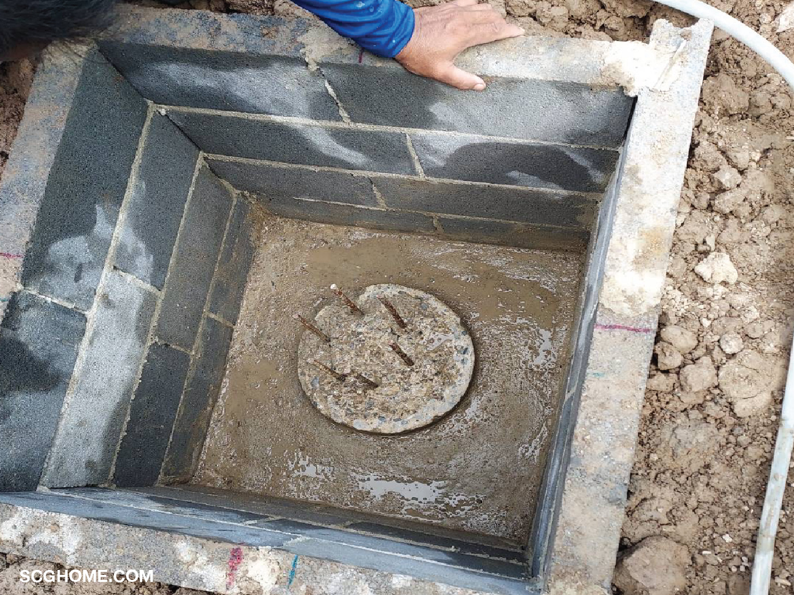 เหล็กหนวดกุ้งจากเสาเข็มเจาะ