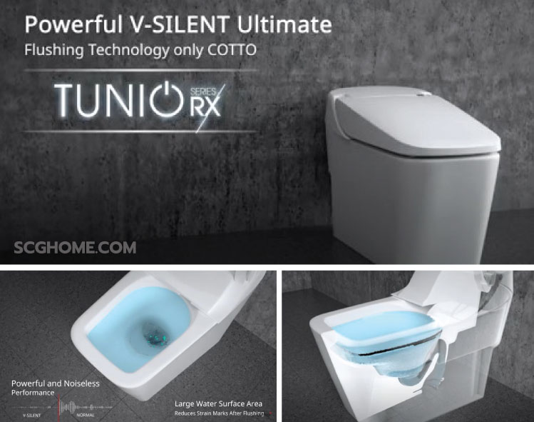 สุขภัณฑ์ COTTO ระบบ V-Silent 