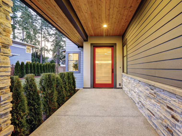 ตกแต่งทางเข้าบ้านสไตล์เนเชอรัล