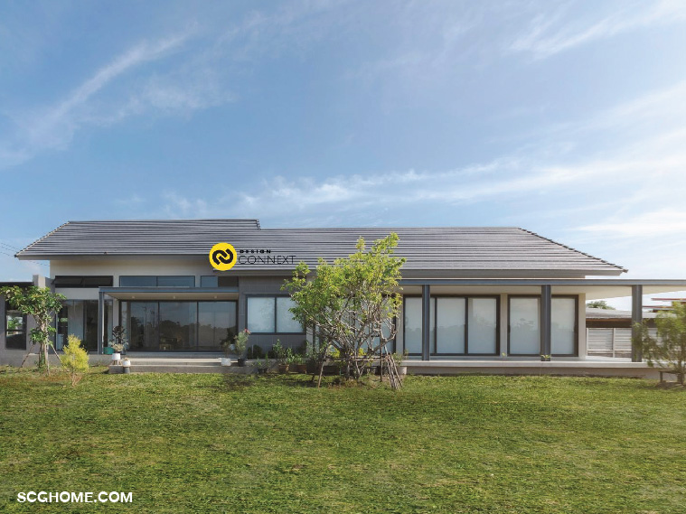 การจัดวางแนวอาคารเป็นแนวยาวลึก