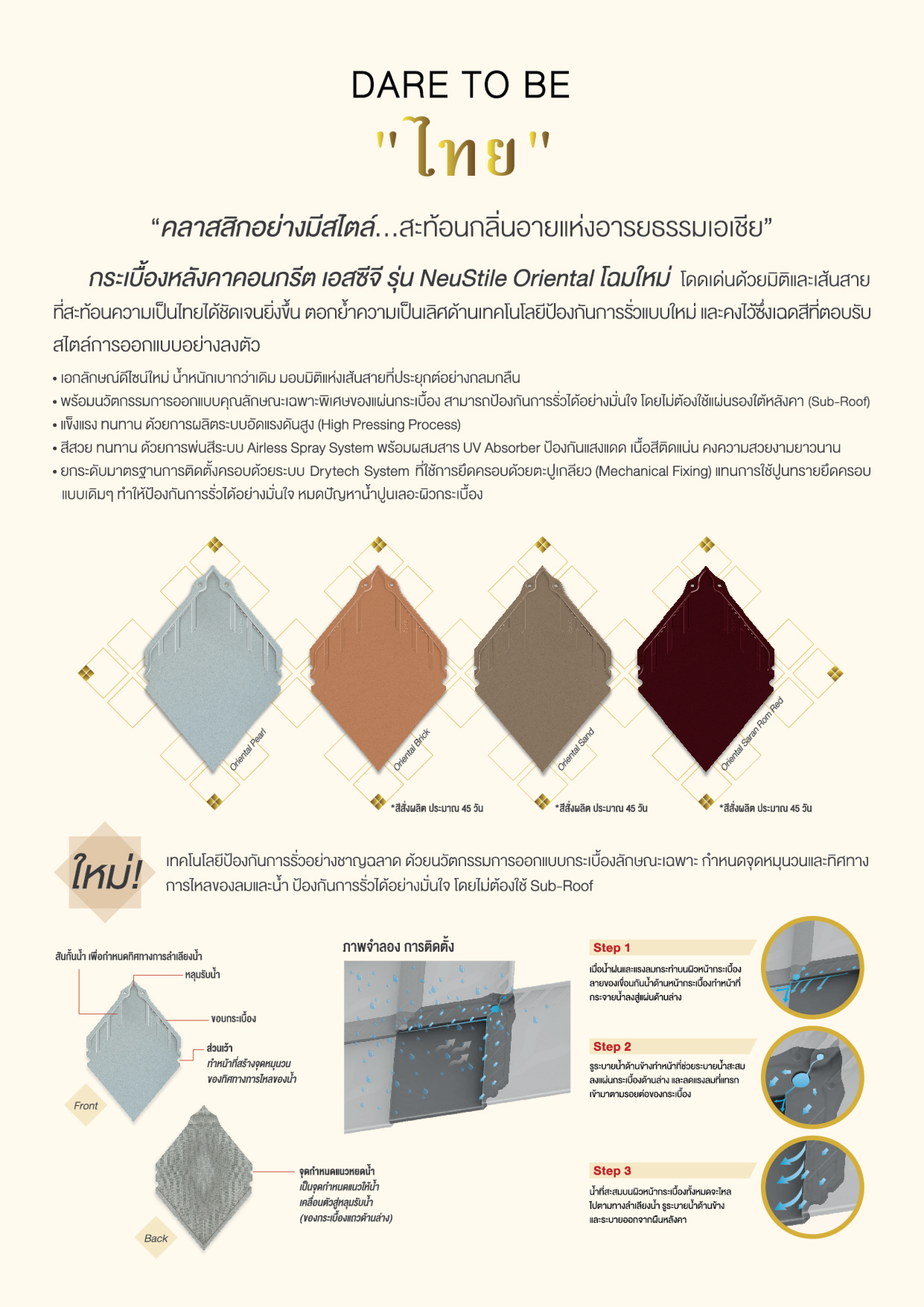 กระเบื้องหลังคาคอนกรีต