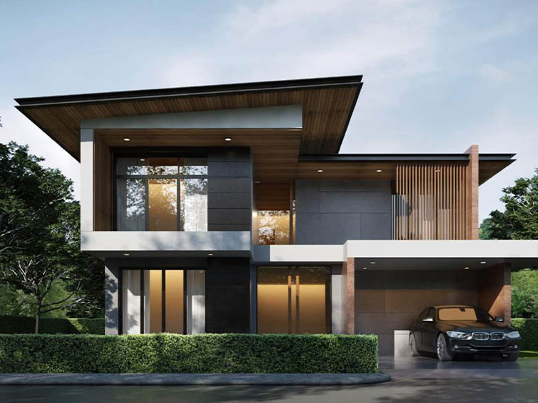 งานออกแบบบ้าน : THE LEK GRAND VILLAGE