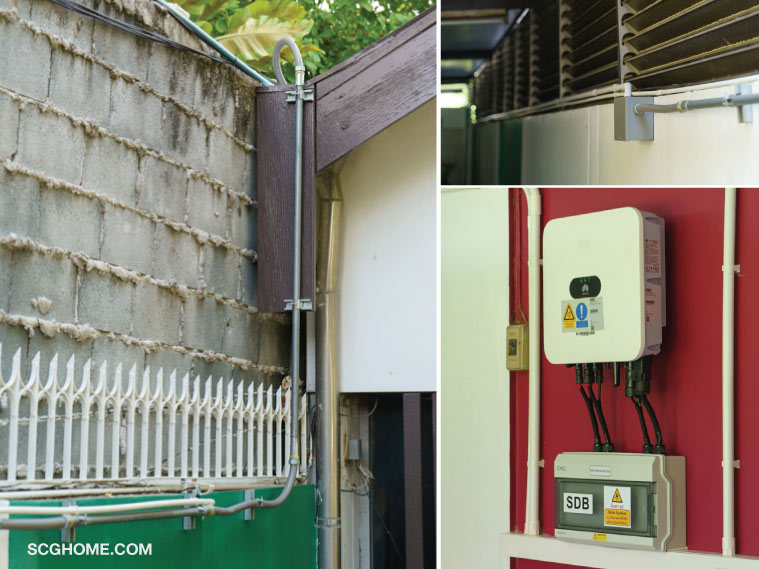  ติดโซล่าเซลล์ ใช้กับแอร์ อินเวอร์เตอร์ หลังคาโซล่าเซลล์ ติดตั้งโซล่าเซลล์ scg โซล่าเซลล์ ติดแผงโซล่าเซลล์ บนหลังคาบ้าน หลังคาโซล่าเซลล์ scg solar roof ราคา