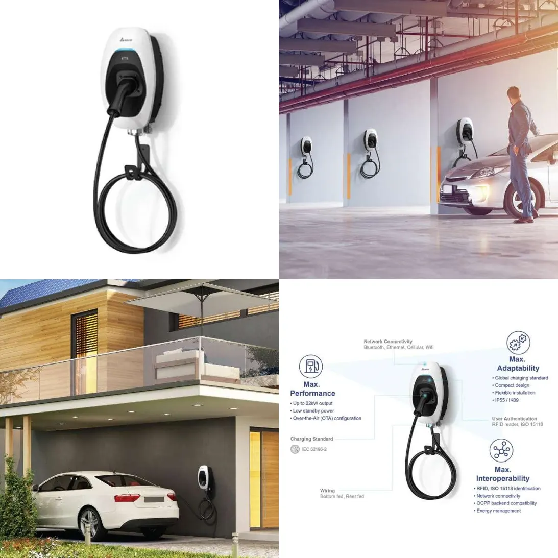 DELTA รุ่น AC Max (Basic) ขนาด 22 kW (พร้อมติดตั้ง)