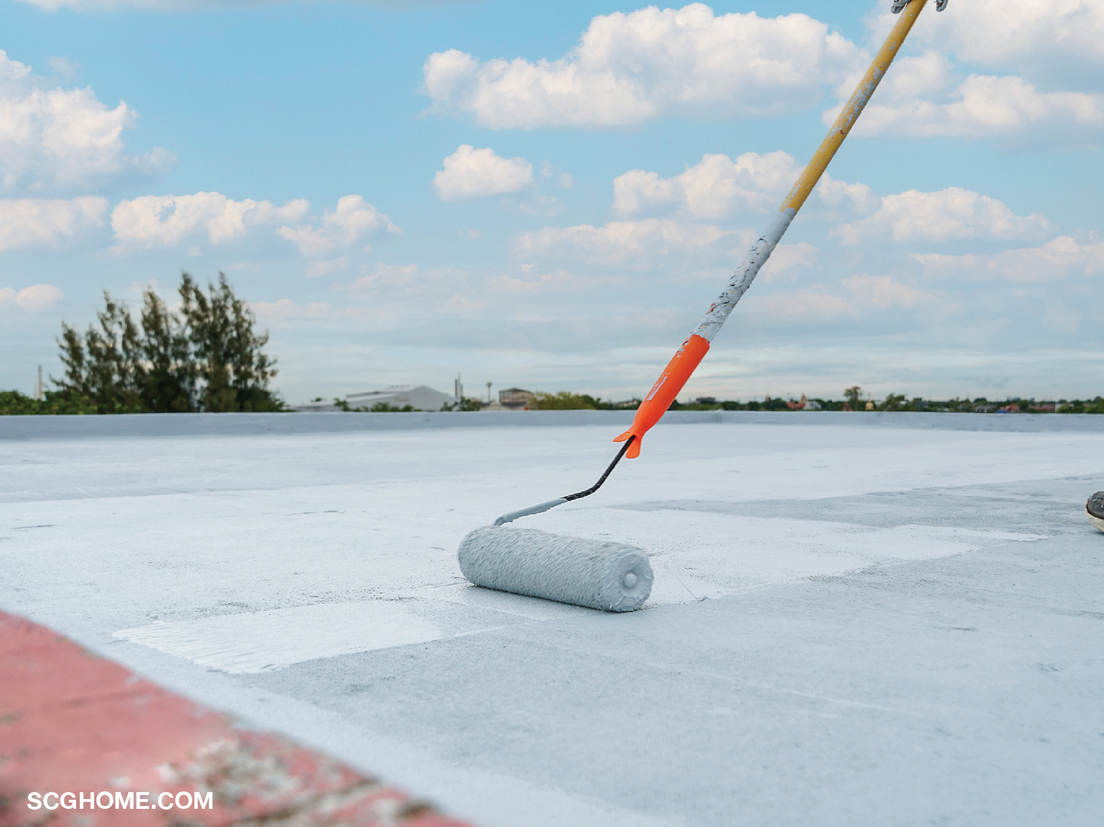 ทาสีกันซึมดาดฟ้า