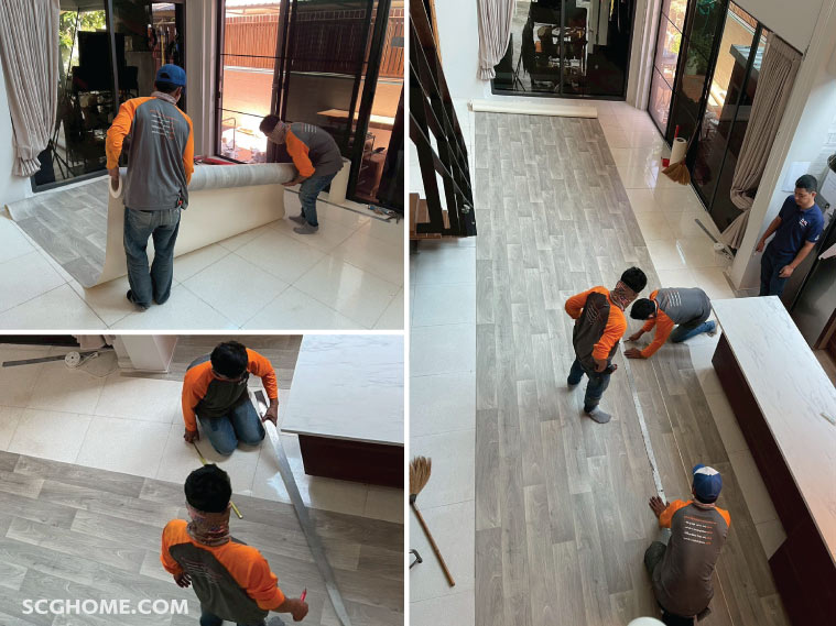 ปูพื้นกันลื่น พื้นกันกระแทก พื้นลดแรงกระแทก UNIX ลายไม้