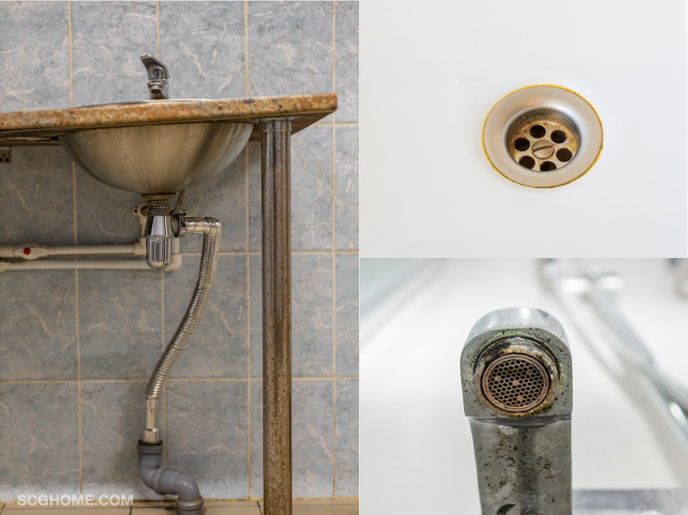 สนิม ก๊อกน้ำ