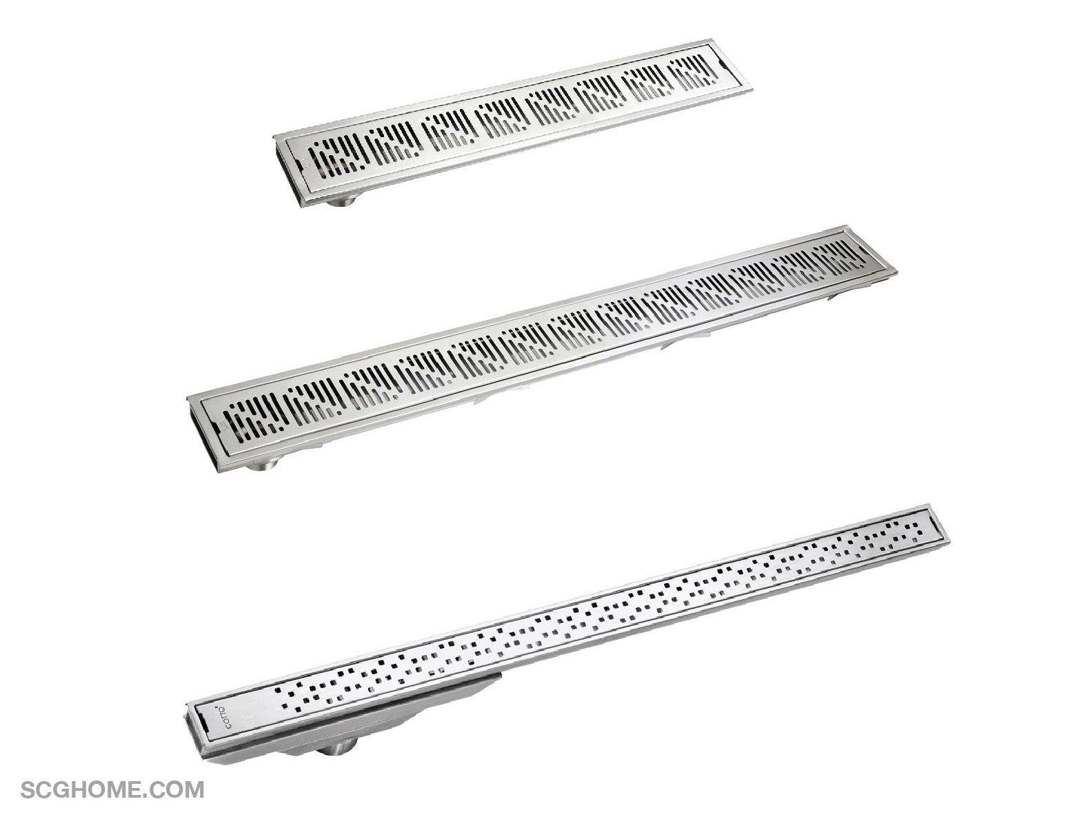 รางระบายน้ำยาวแบบต่างๆ