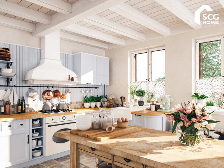 แต่งบ้านสไตล์คอตเทจ กระท่อมน้อยคันทรี่แบบตะวันตก