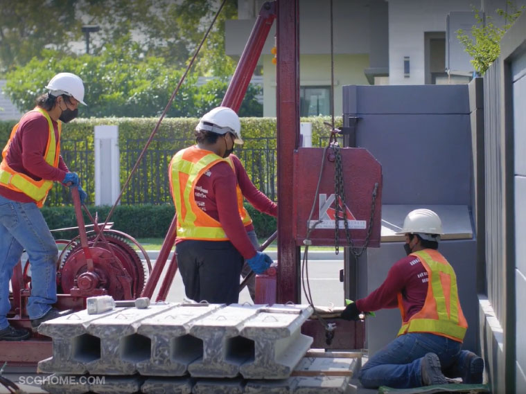 เสาเข็มไมโครไพล์ ไมโครไพล์ micropile ลงเสาเข็มต่อเติมครัว เสาเข็มต่อเติมบ้าน