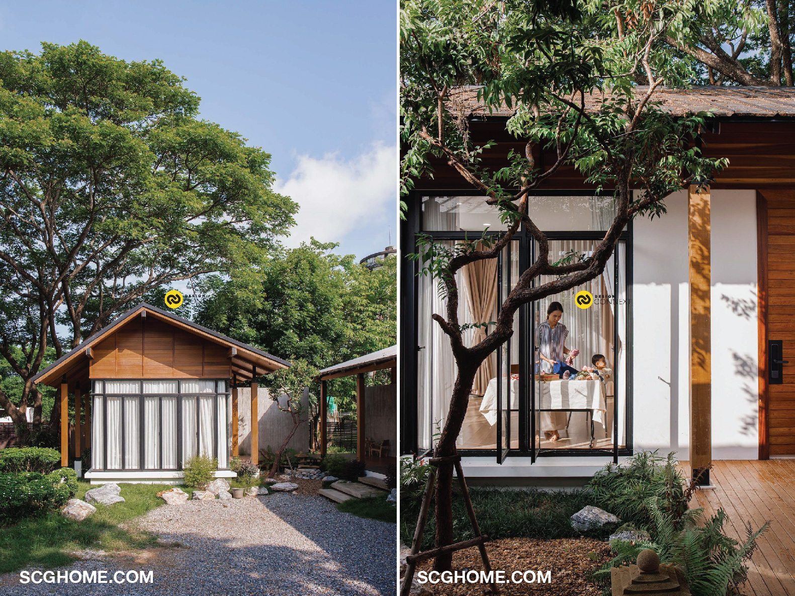 ห้องนอนที่ถูกแยกออกไปอีกหลังเพื่อความเป็นส่วนตัว