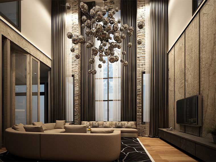 งานออกแบบห้องนั่งเล่น