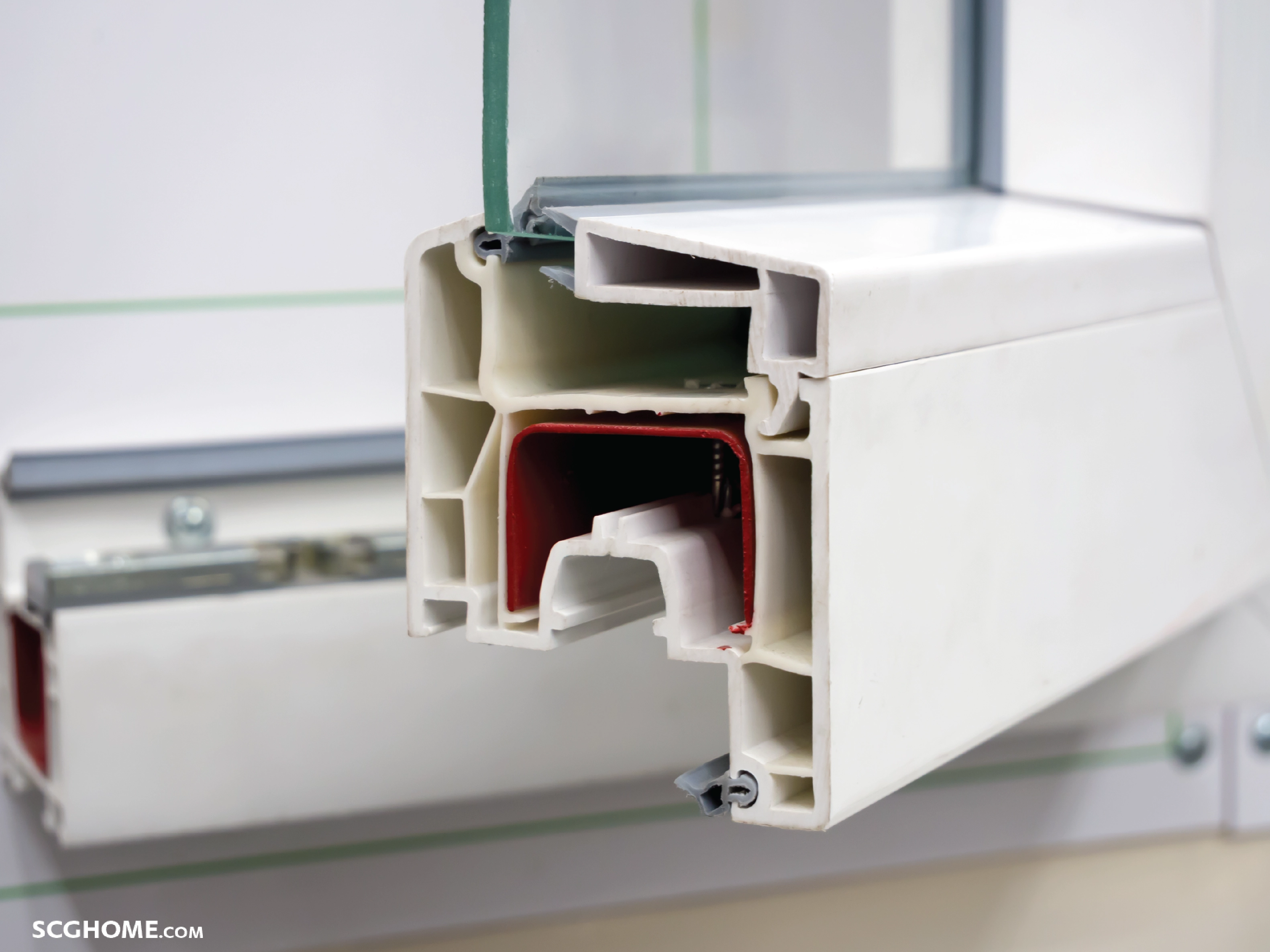 โครงสร้างของกรอบไวนิล