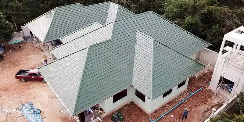 บริการติดตั้งเฉพาะโครงหลังคาหรือกระเบื้องหลังคาบ้านใหม่-Pre-fabrication-Roof-TRUSS-Roof-Installation-