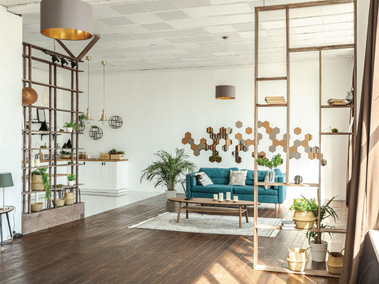 ไอเดียแบ่งพื้นที่ให้เป็นสัดส่วนด้วยฉากกั้นห้อง