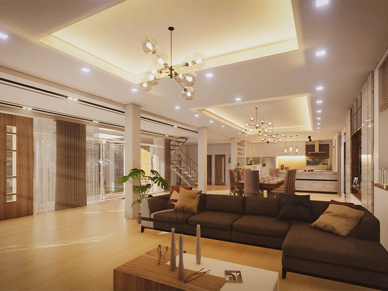 งานออกแบบภายใน : LIVING IN WHITE