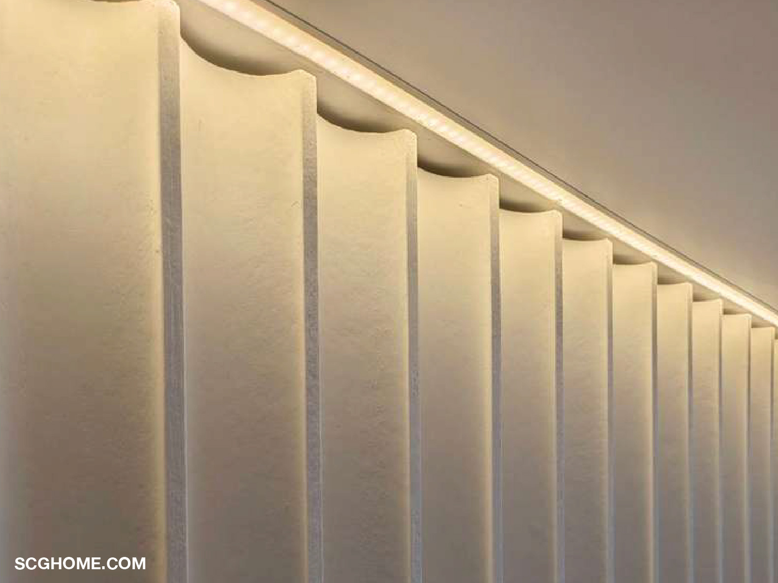 ผนังบ้าน แผ่นตกแต่งผนัง ผนังตกแต่ง เอสซีจี รุ่นโมดิช-ยู