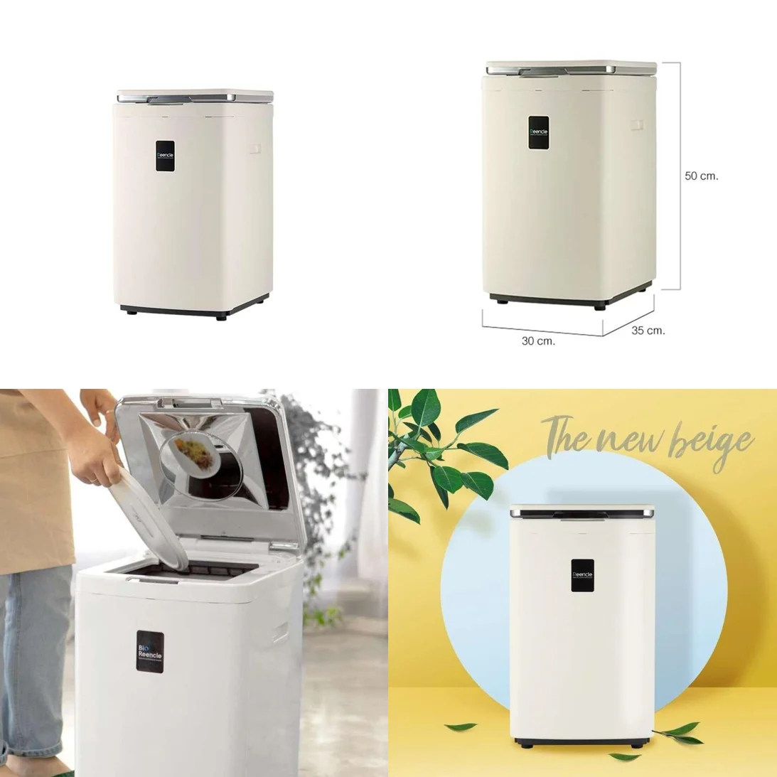 เครื่องย่อยเศษอาหาร REENCLE รุ่น JFD102 สี New Beige ขนาด 2 กก.