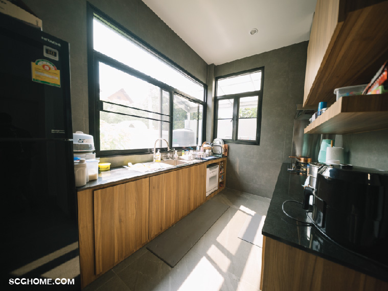 ห้องครัวไทยอยู่ในทิศตะวันตก