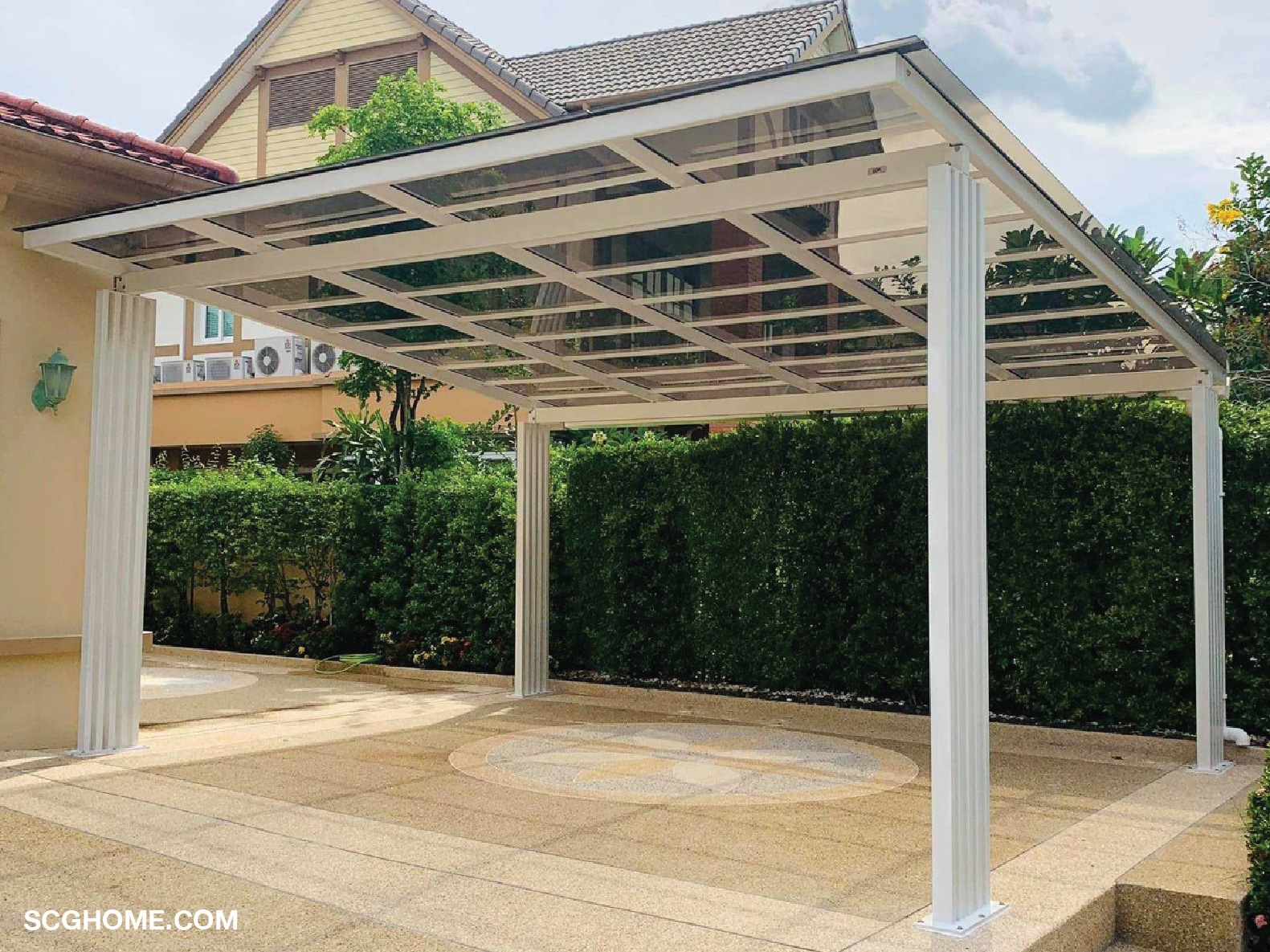 รูปแบบโครงสร้างหลังคาแบบตั้งเสา