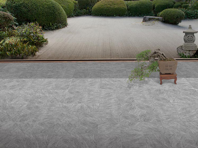 เรียบง่ายอย่างมีความหมาย กับลวดลายพื้นและสวนสไตล์เซน 