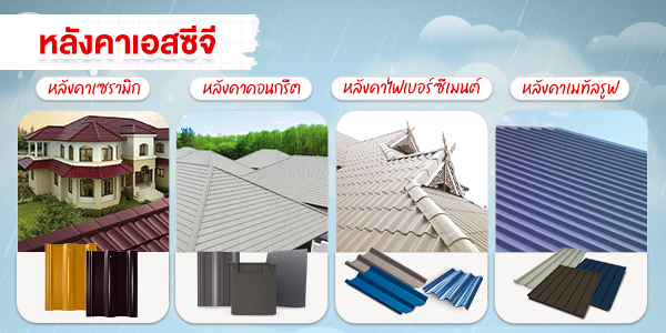 กระเบื้องหลังคาเอสซีจี แข็งแกร่ง ทนนาน