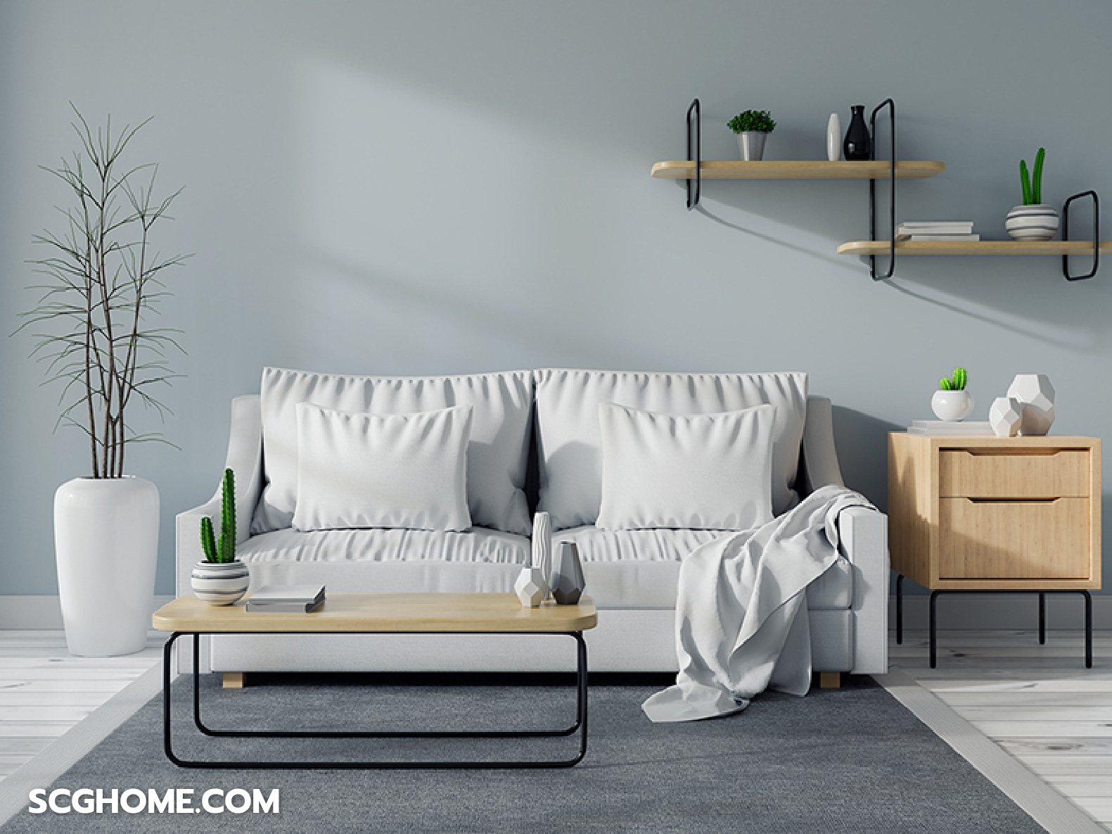 บ้าน mid century modern สี เอิร์ธโทน earth tone