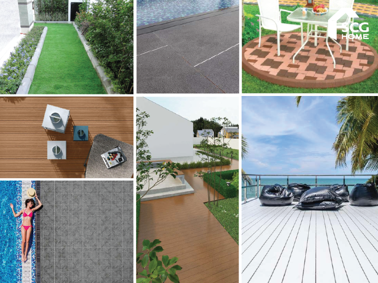 7 วัสดุปูพื้นที่ส่วนต่อเติมนั่งเล่นนอกบ้าน