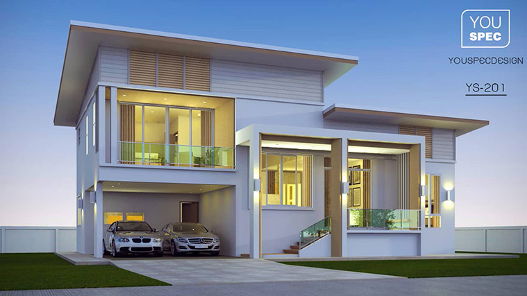 แบบบ้าน 2 ชั้น