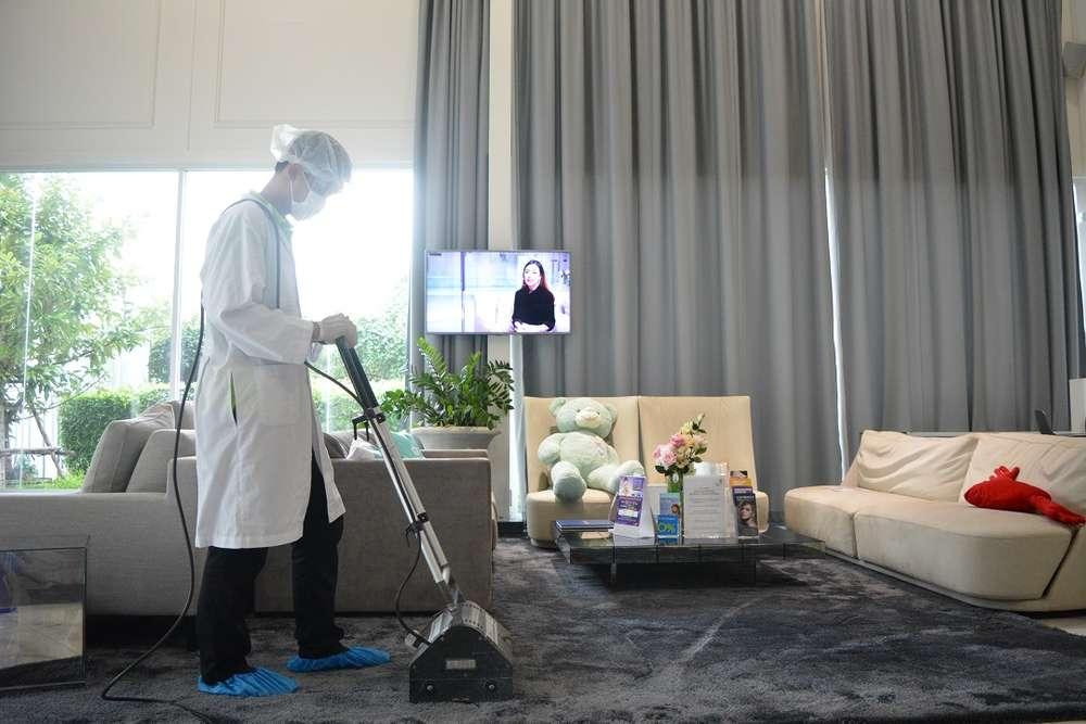 บริการทำความสะอาดและฆ่าเชื้อโรคพรม