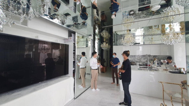 กระจกเงาใส สีธรรมชาติ