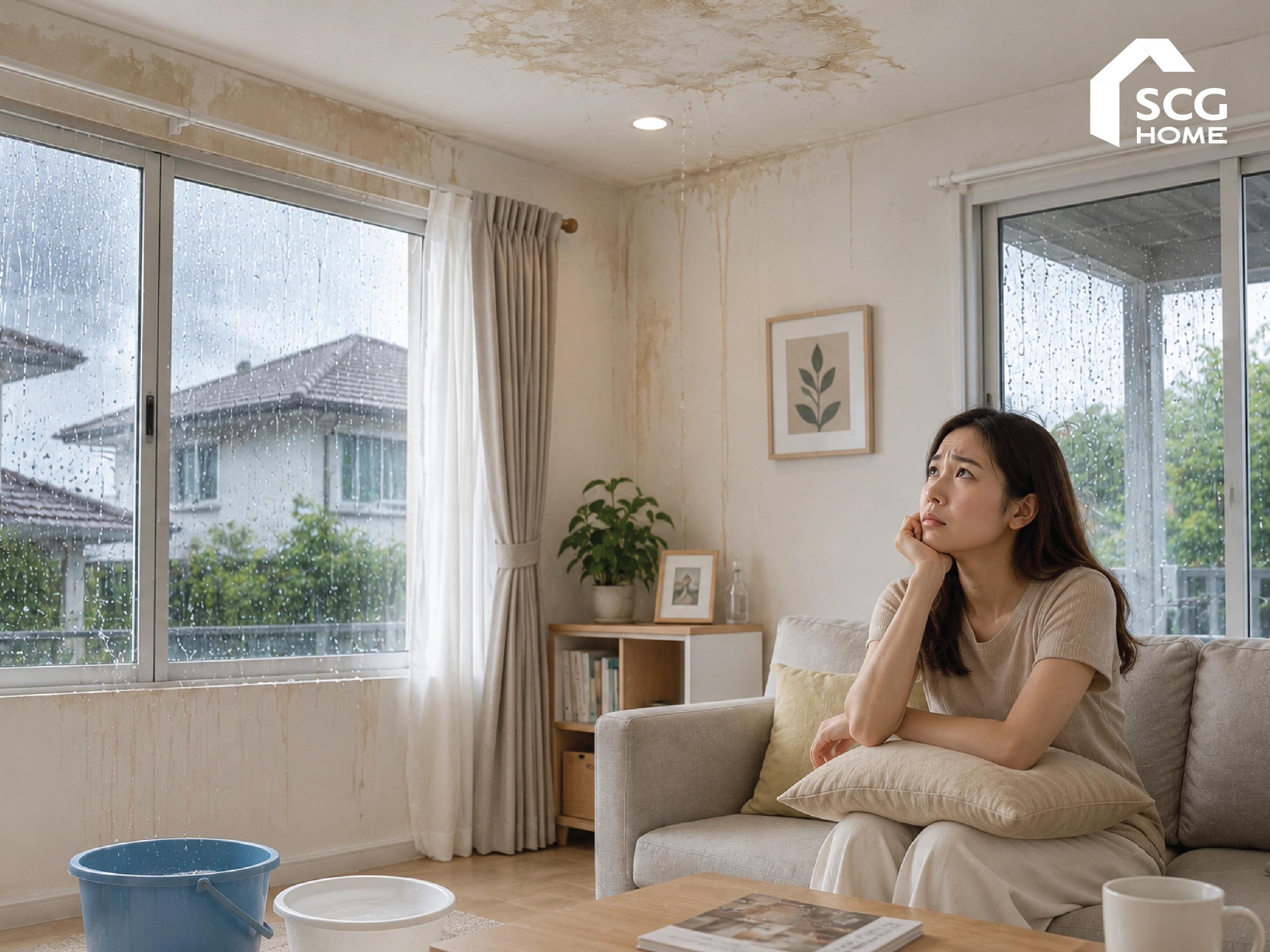 เช็ก 5 จุดเสี่ยงบ้านรั่วซึมช่วงหน้าฝน พร้อมวิธีแก้ไขก่อนงบบานปลาย